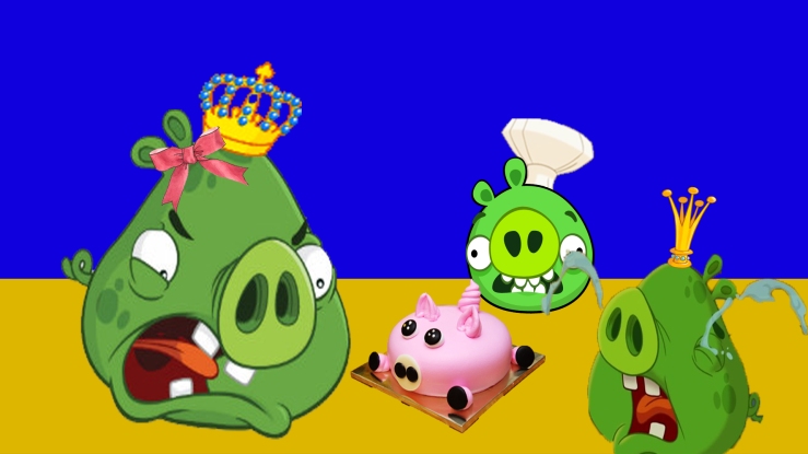 Angry-Birds-Cartoon-the-Pie-and-the-anger-of-Queen-Pig